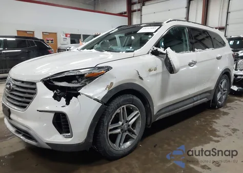 2017 Hyundai Santa Fe Limited Ultimate из США, поврежденный, VIN KM8SR4HF5HU210561